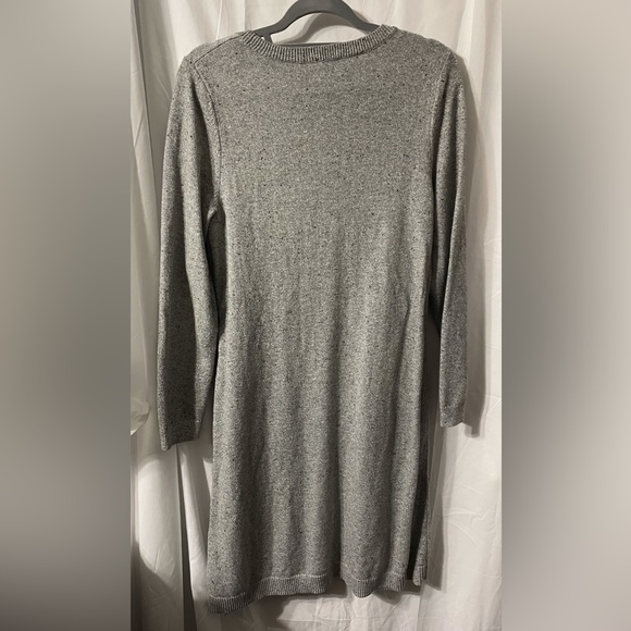 ❄️Talbots Tweed Side Tie Sweater Dress - Picture 2 of 5